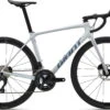 Giant TCR Advanced 1+ - Unicorn Blanc -Urban Vélo Soldes MY23TCRAdvanced1plusDisc PCColorB UnicornWhite