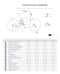 Velo VTT Electrique Giant Trance X E+ Pro 29 2 625Wh Chameleon Neptune T.L -Urban Vélo Soldes guide tailles geometrie vtt vae giant trance x e plus pro